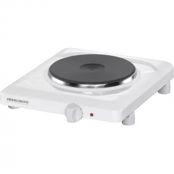 Rommelsbacher THL 1597 αριθμός εστιών 1, περιστροφικός διακόπτης, Λευκό (THL 1597)