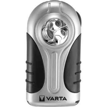 Φακός χειρός Varta 16647 Μαύρο Ασημί