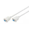 Καλώδιο σύνδεσης null modem Assmann. D-Sub9 B/B. 3,0 m. Snap καπάκια. μπεζ (AK-610100-030-E)