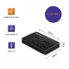 Σταθμός σύνδεσης Qoltec 50310 Drive 2x SSD M.2 SATA NGFF USB Type-C