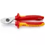 Knipex 95 16 165 T πρέσα καλωδίων εργαλείο πρέσας μαύρο, κίτρινο