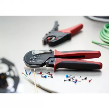Wiha 41246 Πένσα πρέσας καλωδίων Crimping Tool Μαύρο, Κόκκινο