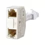 METZ CONNECT BTR Cable Sharing Adapter pnp 3 - Διαχωριστής δικτύου - RJ-45 (θηλυκό) σε RJ-45 (αρσενικό) - 8,9 cm - Γκρι (συσκευασία 2 τεμ.) (130548-03-E)