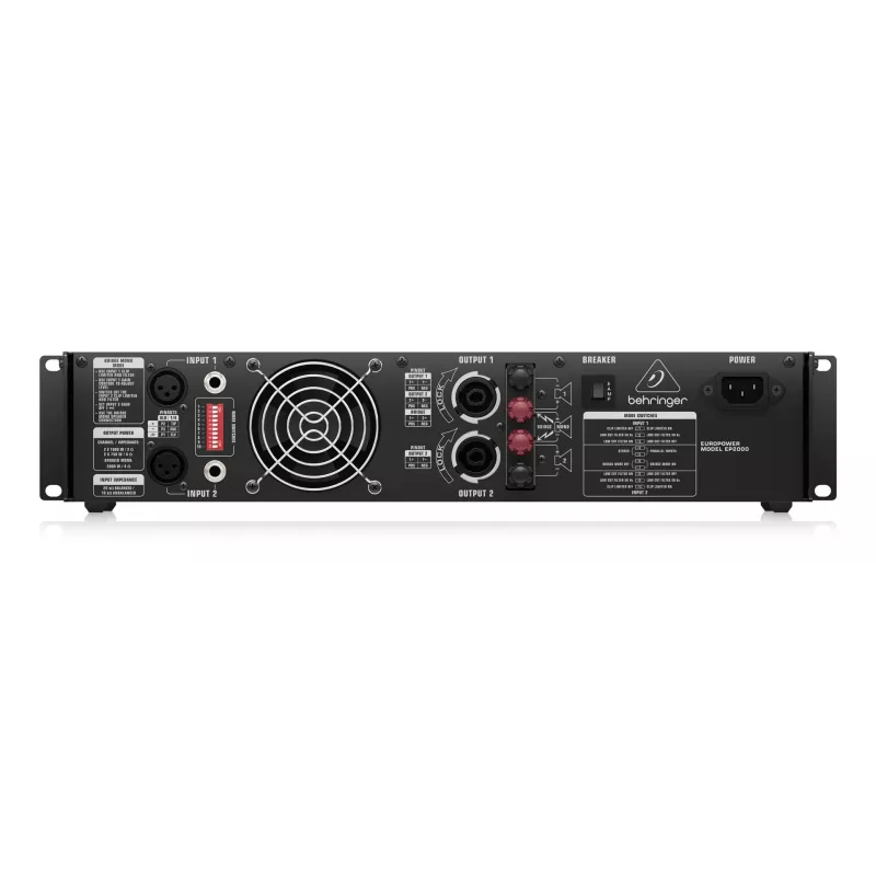 Behringer EP2000 Ενισχυτής ήχου Performance/Σκηνή Μαύρο