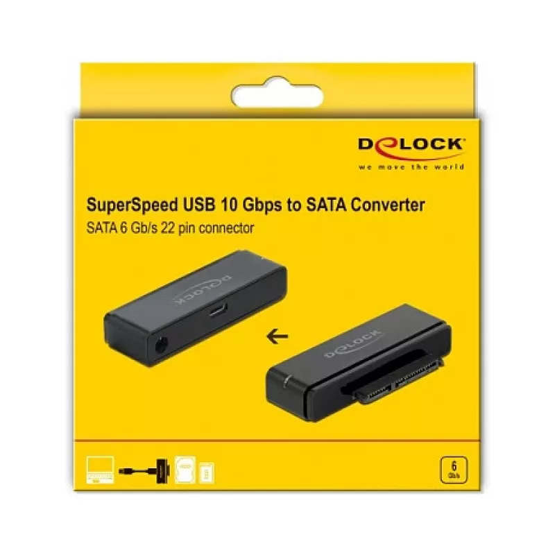 Μετατροπέας USB Type-C σε SATA DeLOCK 64188