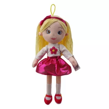 TULILO Κούκλα Πάνινη Eliza 38 cm, πάνινο παιχνίδι για παιχνίδι και διακόσμηση