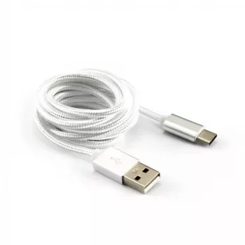 Sbox USB-TYPEC-15W USB->Type C M/M 1,5m λευκό καρύδας