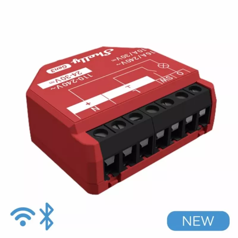 1PM Gen3 Dimmer Bluetooth, Wi-Fi - Shelly
