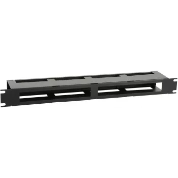 Πάνελ διαχείρισης καλωδίων LOGON RAO420BL 1U μαύρο 19 inch