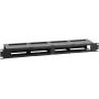 Πάνελ διαχείρισης καλωδίων LOGON RAO420BL 1U μαύρο 19 inch