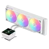 Gamemax υδρόψυξη CPU | GLACIER 360 LCD WH | Intel, AMD