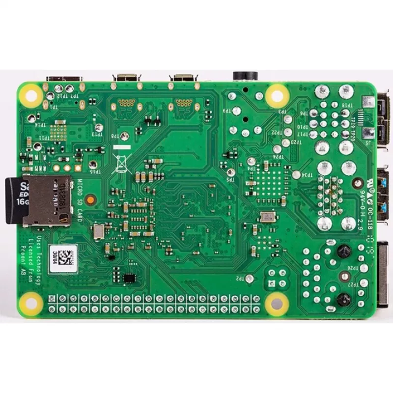 Raspberry Pi 4 Model B υπολογιστής μίας πλακέτας, Broadcom BCM2711 1,5 GHz, 2 GB LPDDR4, πράσινος