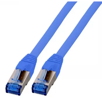 EFB-Elektronik Καλώδιο Patch RJ45 Cat.6A S/FTP TPECat.7 αθωράκιστο superflex μπλε 7,5m Κατασκευαστής: EFB Elektronik (K5525FBL.7,5)