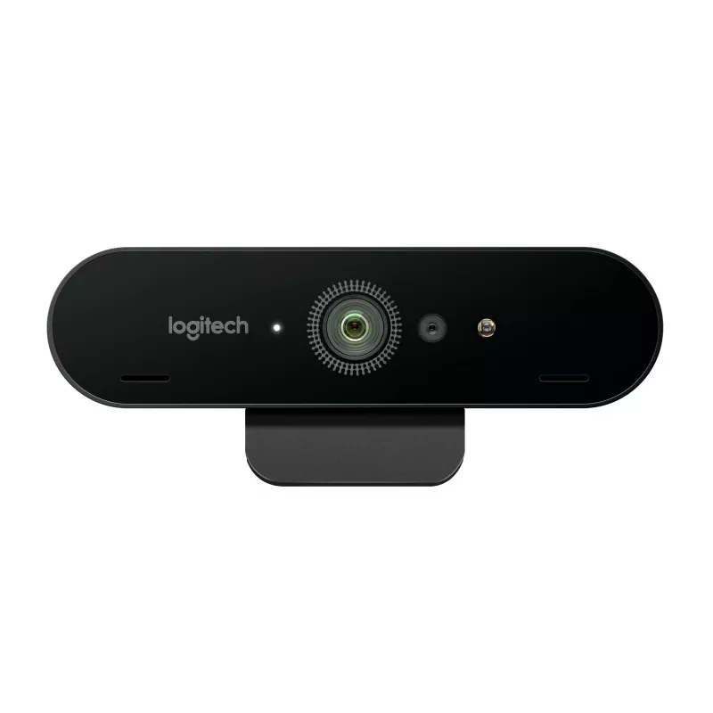 Logitech BRIO 4K Ultra HD Pro κάμερα web 960-001106, 4096x2160, HDR, RightLight 3, ψηφιακό ζουμ 5x, αυτόματη εστίαση, USB 3.0 (USB-C), μαύρη