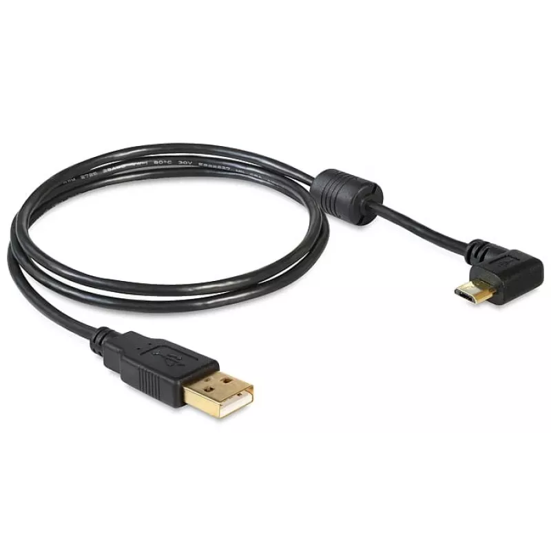 Καλώδιο USB DeLOCK 83147 USB 2.0 1 m USB A Micro-USB B μαύρο