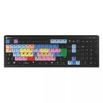 Logickeyboard LKB-MCOM4-A2PC-FR Πληκτρολόγιο USB AZERTY Γαλλικό Μαύρο (LKB-MCOM4-A2PC-FR)