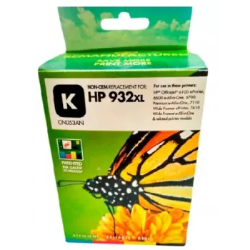 Συμβατό μελανοδοχείο Static-Control Hewlett-Packard 932XL CN053AE 100ml μαύρο