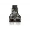 DeLOCK 60045 προσαρμογέας καλωδίου 9-Pin USB 2.0 2 x 9-Pin-Header μαύρο