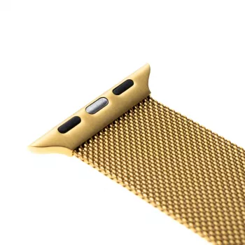 Ανταλλακτικό λουράκι μεταλλικού mesh FIXED FIXMEST-434-GD για Apple Watch 42/44/45/46/49 mm, φινίρισμα χρυσού