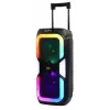 Power Audio Party Box ηχείο BT Karaoke 2 μικρόφωνα τηλεχειριστήριο PRIME3 APS91