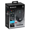 ΠΟΝΤΙΚΙ DEFENDER GM-213 THUNDER RF 1600dpi 8P ΜΑΥΡΟ