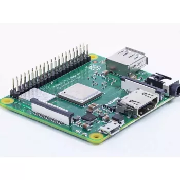 Raspberry Pi 3 Model A+ - Υπολογιστής μονής πλακέτας - Broadcom BCM2837B0 / 1,4 GHz - RAM 512MB - 802,11a/b/g/n/ac, Bluetooth 4,2 (Raspberry Pi 3 Model A+)