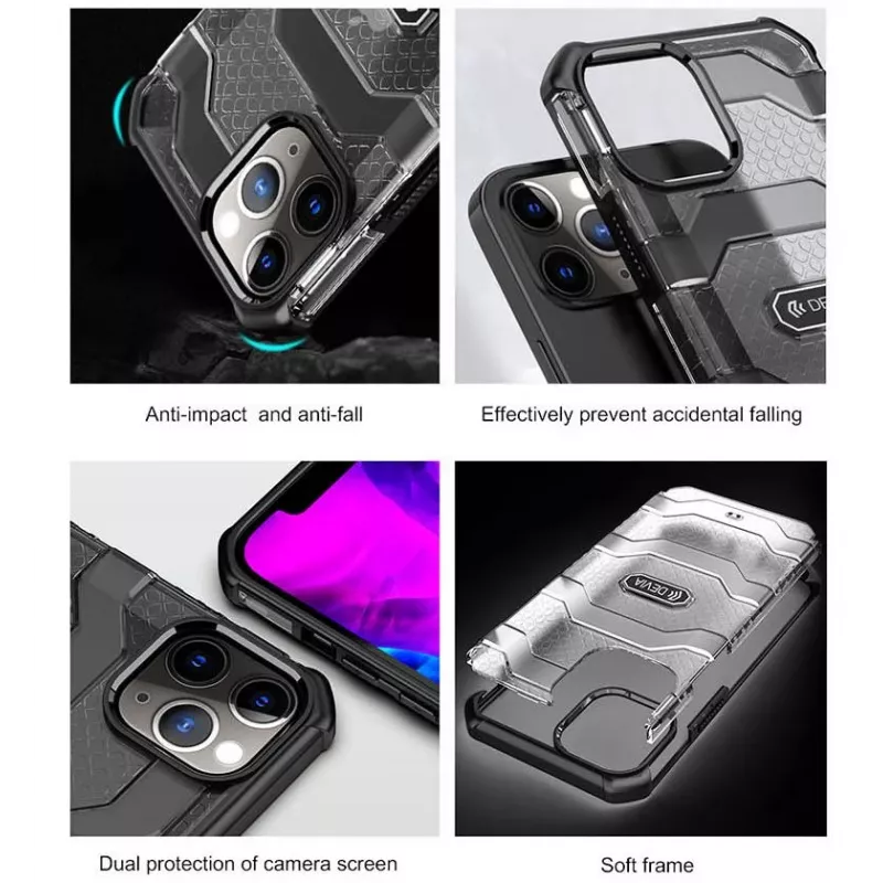 Ανθεκτική προστατευτική θήκη Devia Vanguard για iPhone 12 mini, πράσινο