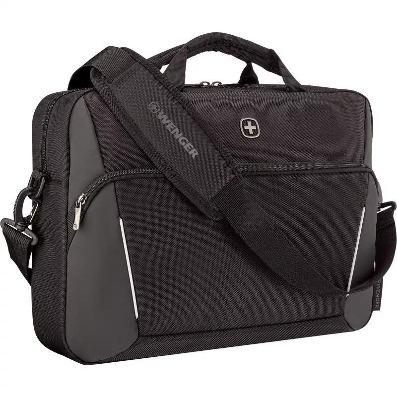 Θήκη laptop Wenger XE Compact Brief 16 με θήκη tablet, μαύρη