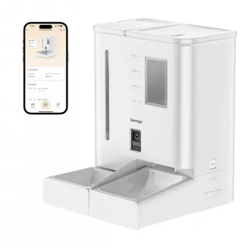 Αυτόματη ταΐστρα Sponge SPONGE Pet Feeder Smart DUAL — έξυπνη διπλή ταΐστρα για κατοικίδια