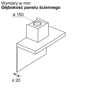 Απορροφητήρας BOSCH DWB63BC60