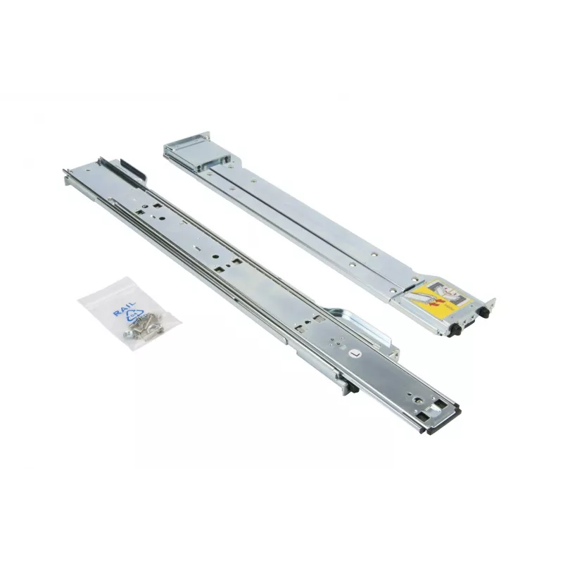 Σετ ραγών ικριώματος Supermicro MCP-290-00058-0N 2U-5U για πλαίσια πλάτους 17,2 και οθόνης 22 (SC826, SC827, SC936), ασημί
