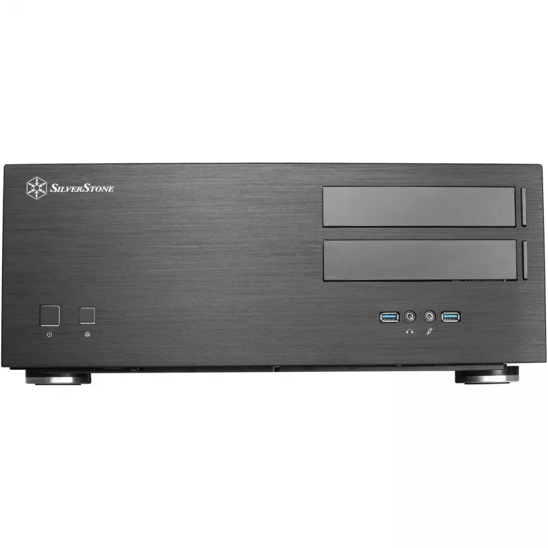 SilverStone Grandia GD08 - Desktop - SSI EEB - χωρίς τροφοδοτικό - μαύρο - USB/Audio
