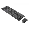 MK295 Silent Ασύρματο σετ πληκτρολογίου-ποντικιού Graphite UK Intnl