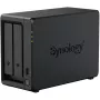Διακομιστής αποθήκευσης NAS SYNOLOGY DP320 Desktop R1600, 8 GB RAM, 16 TB, 2-Bay, Υποστήριξη HDD, RAID, Μαύρο
