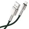 Καλώδιο USB-A σε Lightning Baseus 1 m, πράσινο