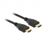 Καλώδιο HDMI DeLOCK 84713 1m Type A αρσενικό σε αρσενικό μαύρο
