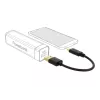 Καλώδιο φόρτισης USB DeLOCK Type-A σε USB Type-C 15 cm Μαύρο