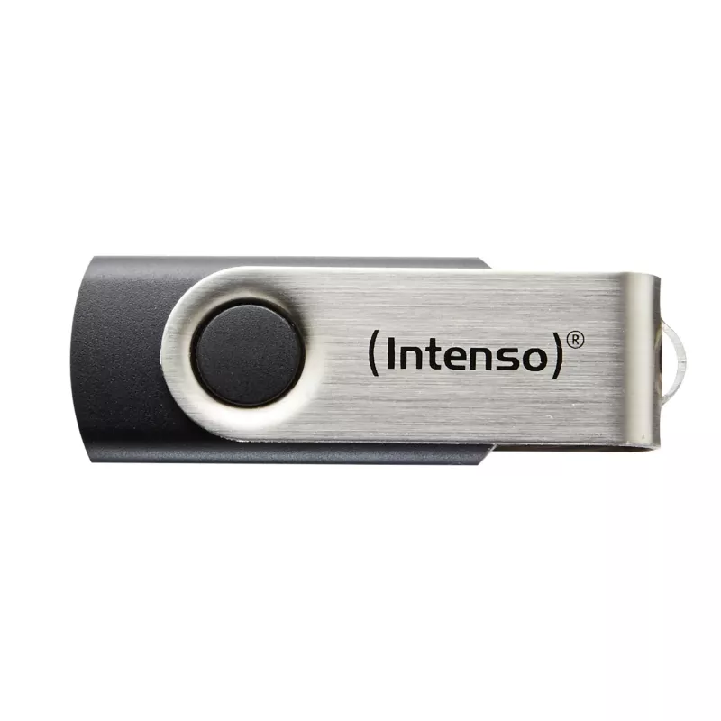 USB Flash Drive Intenso 32GB USB Type-A 2.0 Μαύρο Ασημί