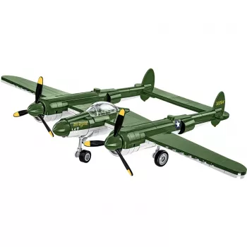 COBI Lockheed P-38 Lightning. Τύπος προϊόντος: τουβλάκια, Συνιστώμενη ελάχιστη ηλικία: 7 έτος(-η), Θέμα: ένοπλες δυνάμεις, Αριθμός τεμαχίων: 332 τεμ.