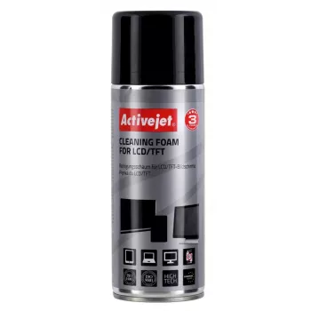 Αφρός καθαρισμού συσκευών ActiveJet AOC-105, δοχείο σπρέι 400 ml για οθόνες LCD/LED/Plasma και πλαστικά