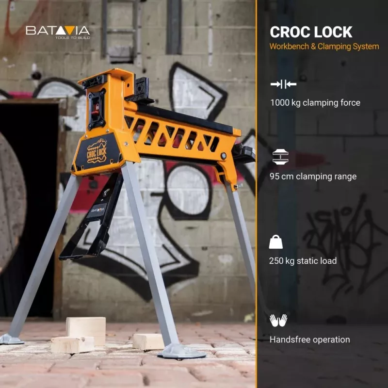 Batavia B.V. | Croc Lock Πάγκος εργασίας και σταθμός σύσφιξης