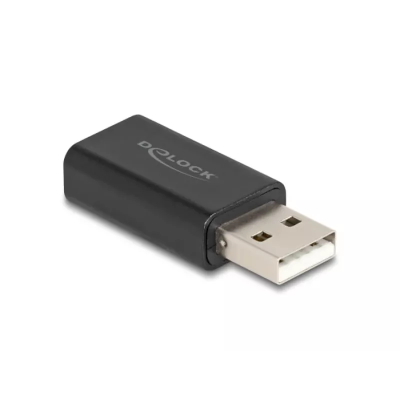 DeLOCK Καλώδιο-αντάπτορας USB 2.0 Type-A 3,5 mm 4-πολικό μαύρο 68001