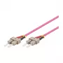 Καλώδιο patch οπτικών ινών Duplex OM4 (Multimode, 50/125) SC/SC, LSZH, αναστρέψιμη πολικότητα, 3 m, Good Connections®