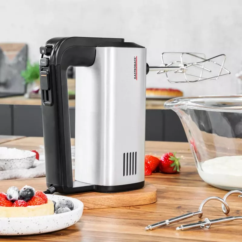 Κουζινομηχανή Gastroback Design Handmixer Pro μαύρο ασημί