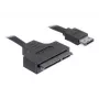 Καλώδιο SATA DeLOCK ESATAP-100 0,5m μαύρο