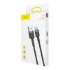 Baseus Cafule USB σε USB-C 3A 1m (γκρι-μαύρο)