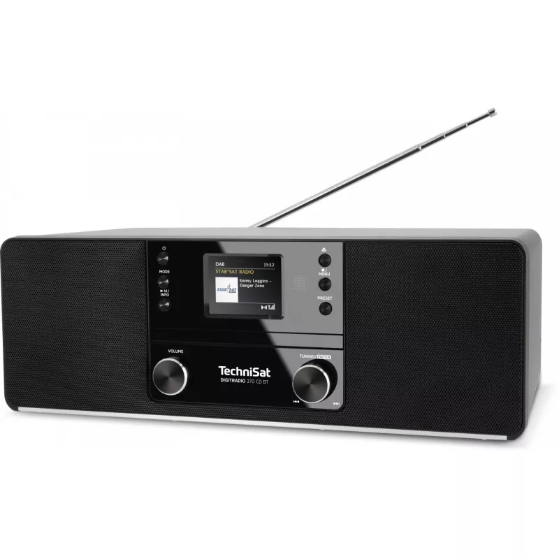 TechniSat DigitRadio 370 CD BT - ηχοσύστημα - 2 x 5 Watt - μαύρο