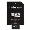 Intenso Performance - Κάρτα flash (microSDXC με αντάπτορα SD) - 64GB - UHS-I U1 / Class10 - microSDXC UHS-I (3424490)