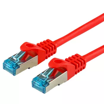 Καλώδιο δικτύου LOGON SSTP Cat5e, RJ-45–RJ-45, 0,3 m, κόκκινο