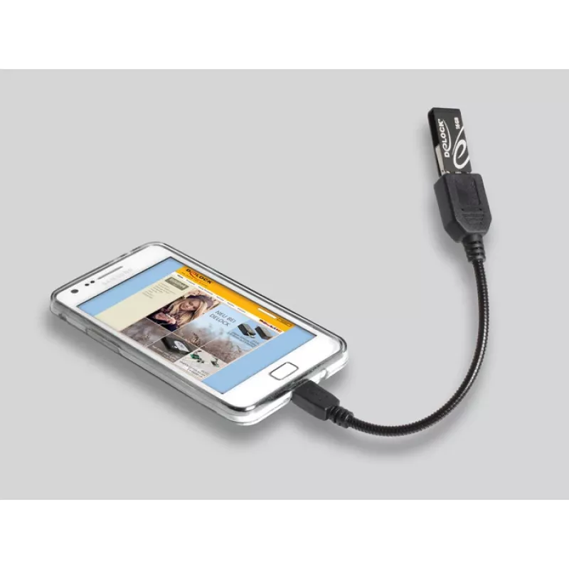 Καλώδιο USB Micro-USB B σε USB A DELOCK 83293 0,18 m